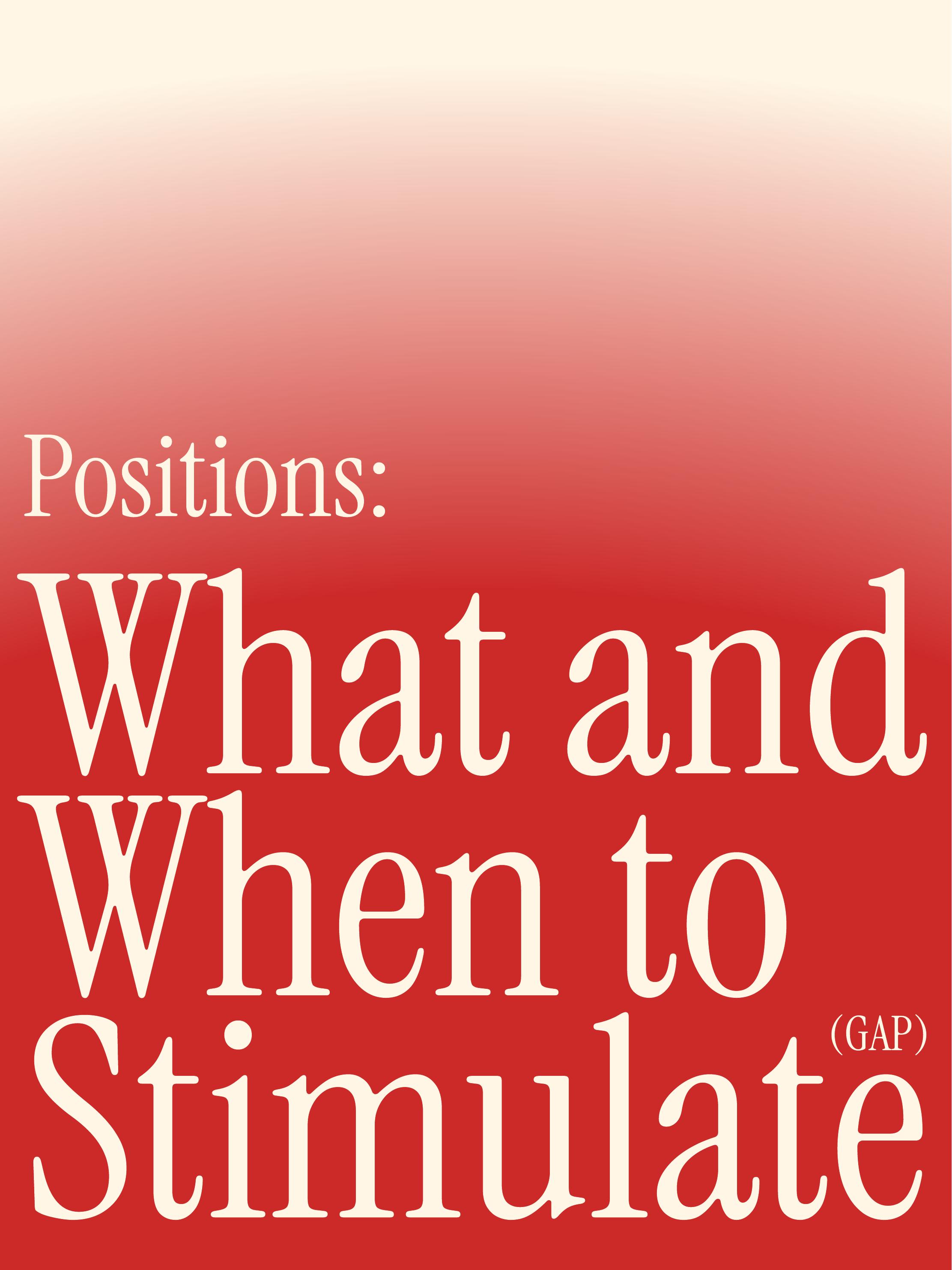 Positions: What and When